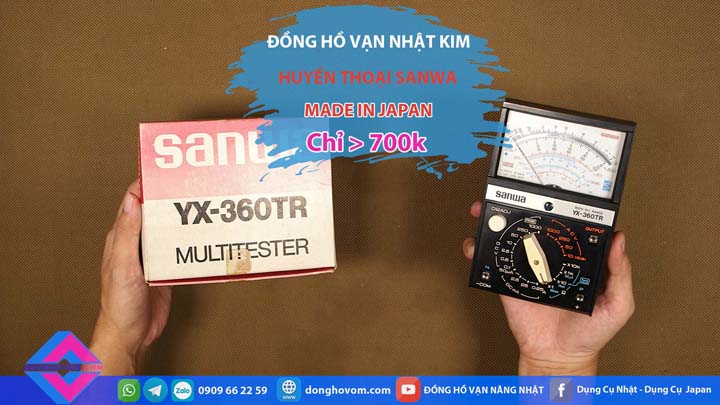 Đồng hồ vạn năng Nhật bãi cũ Sanwa YX-360TR