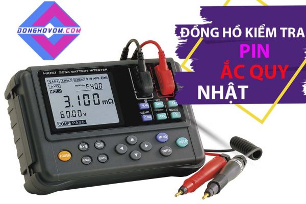 Máy đo kiểm tra pin, bình ắc quy Hioki 3554 hàng Nhật cũ